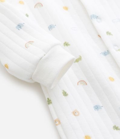 Mono Infantil en Capitoneada con Estampado Mini Icons – Talle RN a 18 Meses 6