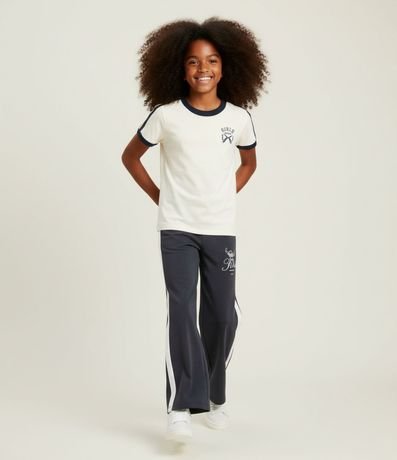 Pantalón Infantil Wide con Stitch y Abertura Lateral – Talle 5 a 14 años 2