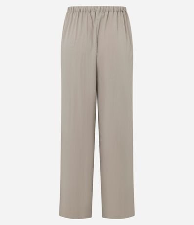 Pantalón en Sastre Arrugado y Cintura con Elástico 2