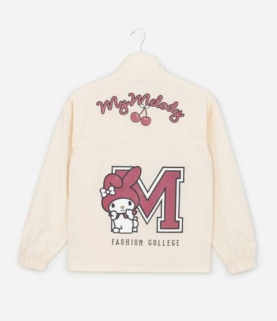 Campera Infantil Corta Viento con Estampa My Melody – Talle 5 a 14 años 2