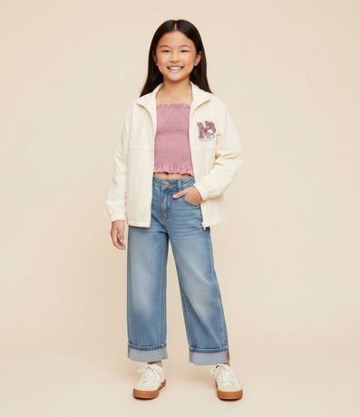 Campera Infantil Corta Viento con Estampa My Melody – Talle 5 a 14 años
