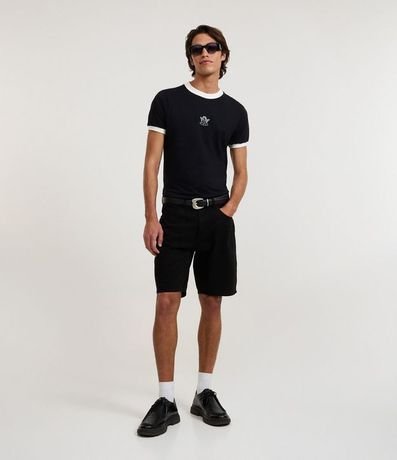 Bermuda Slim en Sarga con Bolsillos