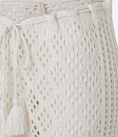 Salida de Playa Pantalón en Ganchillo con Lazo y Borla 7