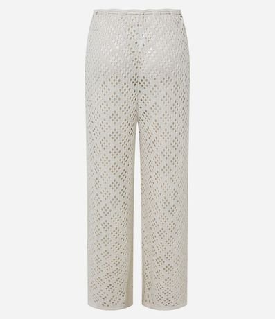 Salida de Playa Pantalón en Ganchillo con Lazo y Borla 8