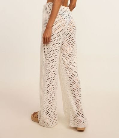 Salida de Playa Pantalón en Ganchillo con Lazo y Borla 4