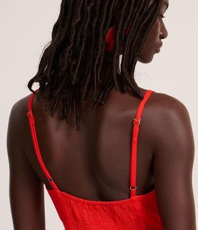 Mono de Breteles en Viscolino con Escote Corazón 4