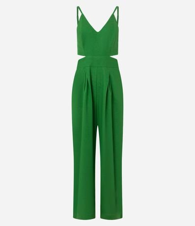 Mono en Viscolino con Escote en V 5