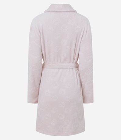 Bata de Baño Regular en Sherpa con Textura Hello Kitty 3