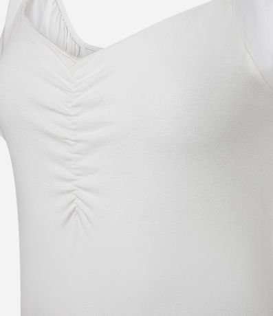 Blusa en Tricolina con Fruncido en el Busto 5