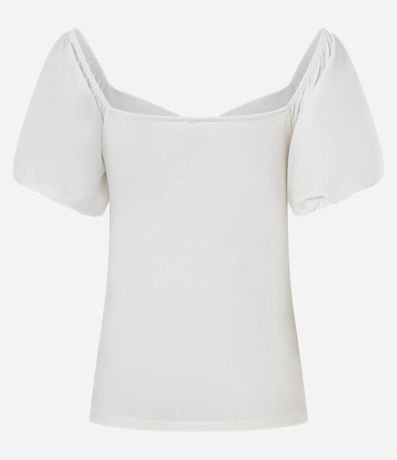 Blusa en Tricolina con Fruncido en el Busto 6