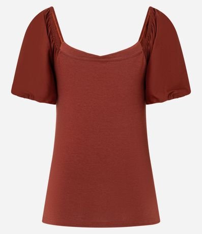 Blusa en Tricolina con Fruncido en el Busto 6