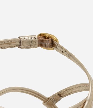 Sandalia con Tiras Finas de Strass y Puntera fina 4