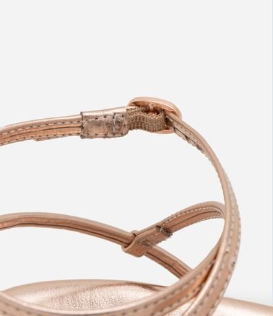 Sandalia Plana Sport Sandal con Tiras de Brillo 3