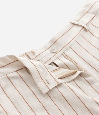 Pantalón Pantalona en Viscolino Listrado Curve & Plus Size 8