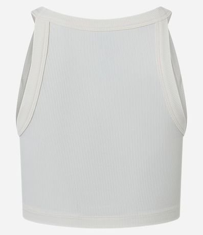 Blusa en Rib con Cuello Halter 7