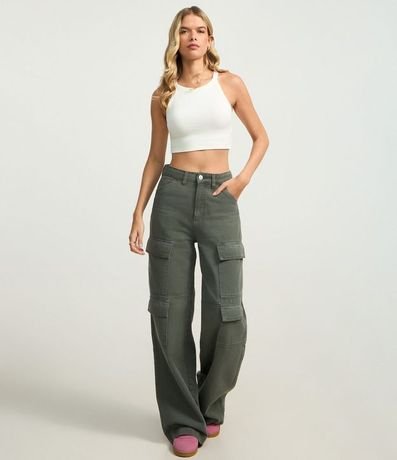 Blusa en Rib con Cuello Halter 2