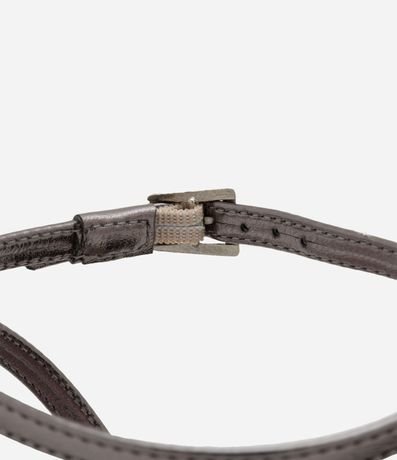 Zapato Tacones con Detalle de Nudo en Strass 3