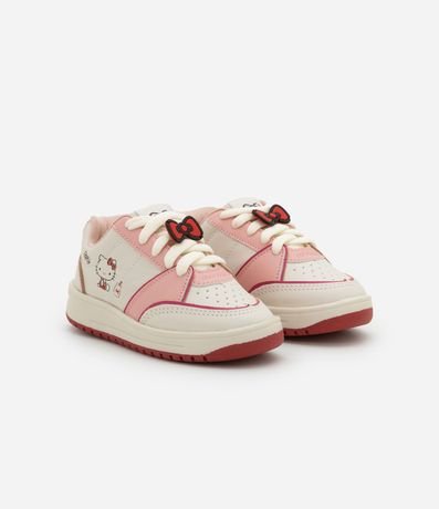 Championes Infantil en PU con Estampa Hello Kitty - Talle 20 al 27