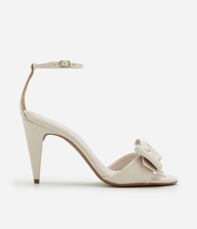 Sandalia con Maxi lazo y Salto Cone