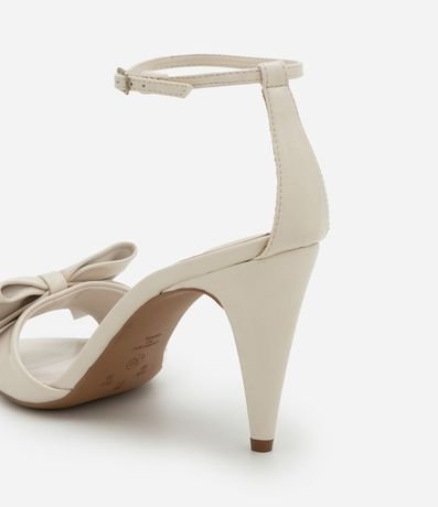 Sandalia con Maxi lazo y Salto Cone 4