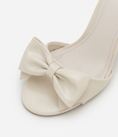 Sandalia con Maxi lazo y Salto Cone 5