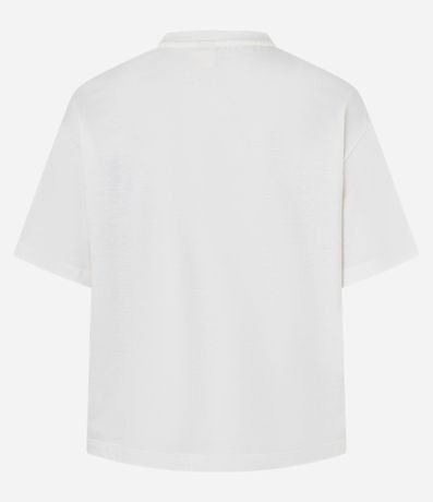 Blusa Boxy en Algodón con Estampa Floral 5