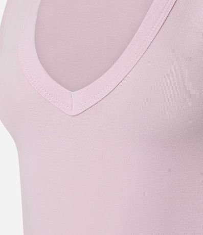 Blusa Básico en Rib con Escote V 5
