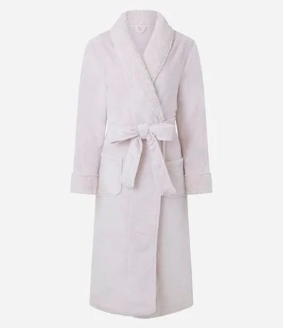 Bata de Baño Largo en Sherpa con Bolsillos 3