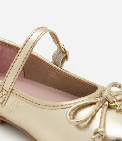 Zapatilla Infantil en PU con Moña - Talle 20 al 25 4