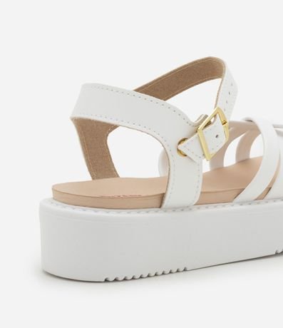 Sandalia Flatform Infantil con Tiras Cruzadas - Talle 26 al 34 2