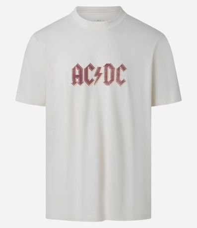 Remera Comfort en Algodón con Estampa AC/DC