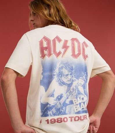 Remera Comfort en Algodón con Estampa AC/DC