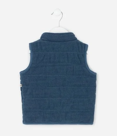 Chaleco Infantil en Terciopelo Canelado con Dinosaurio – Talle 3 a 18 Meses 2