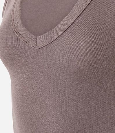 Blusa Básico en Rib con Escote V 2