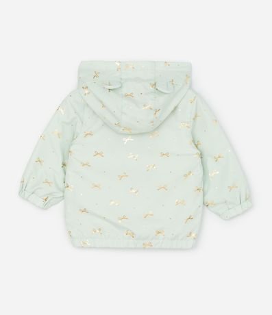Campera Corta Viento Infantil con Estampa de Moñitas – Talle 0 a 18 Meses 2