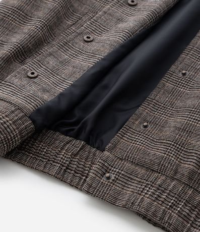 Campera Infantil Bomber en Oxford de Cuadros – Talle 5 a 14 años 7