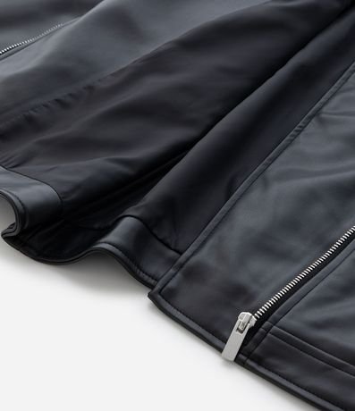 Campera Infantil Biker con Cremallera Assimétrica – Talle 5 a 14 años 4