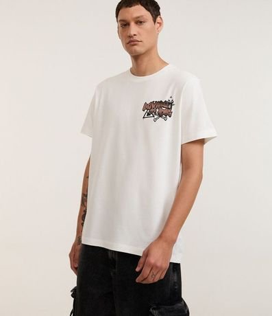 Remera Comfort en Algodón con Estampa Gangue de Vira Latas 5