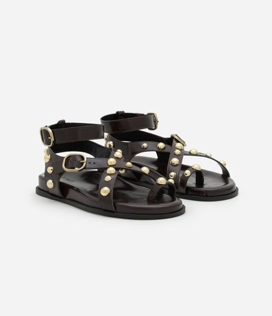 Sandalia Plana Sport Sandal con Esferas y Hebillas Contrastantes 2