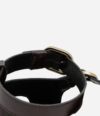 Sandalia Plana Sport Sandal con Esferas y Hebillas Contrastantes 4