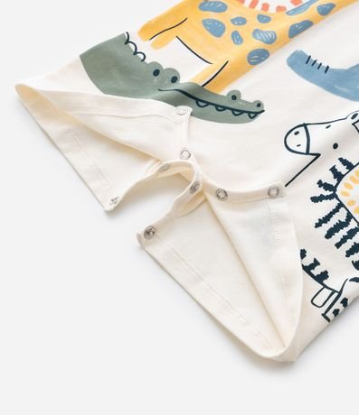 Enterito Infantil con Estampa Animales - Talle 0 a 18 meses 5