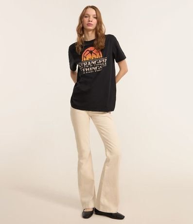 Remera T-Shirt en Algodón con Estampa Stranger Things 2