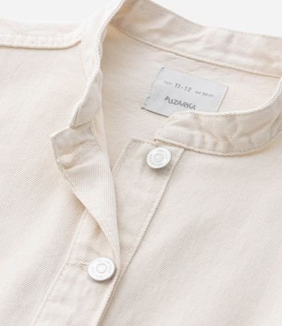 Campera Infantil Bomber en Sarga con Bordado Broderie - Talle 7 a 14 años 5