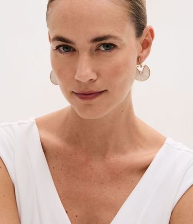 Caravana Nácar con Formato Redondeado y Strass