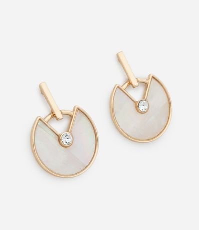 Caravana Nácar con Formato Redondeado y Strass 3