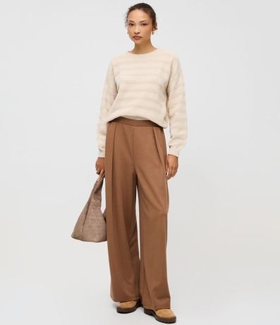 Blusa en Punto Texturizado con Lineas Horizontales 2