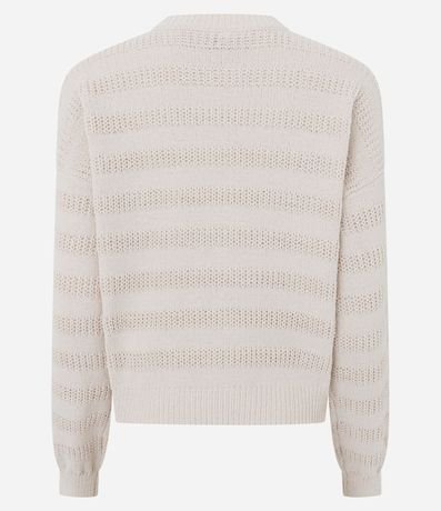 Blusa en Punto Texturizado con Lineas Horizontales 3