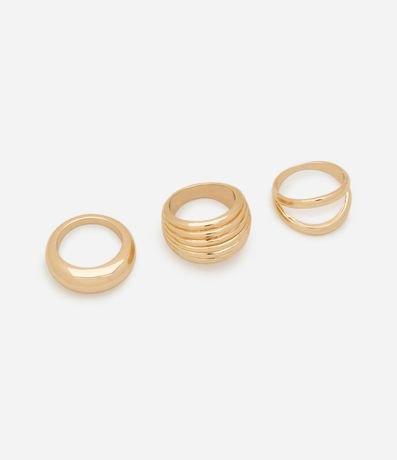 Kit 03 Anillos con Formatos Diferentes 2