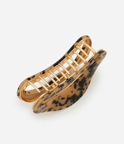 Pinza para el Pelo con Estampa Animal Print Tortuga 2