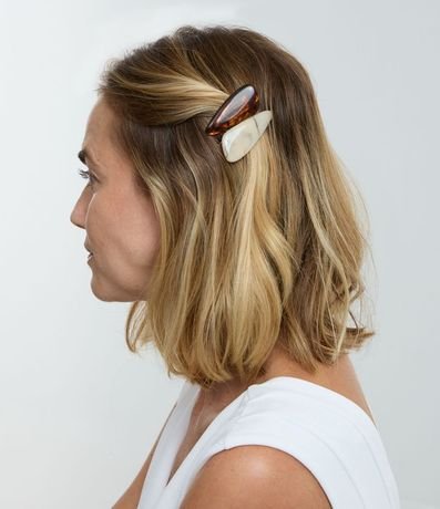 Kit 02 Pinzas para el Pelo con Formato Triangular